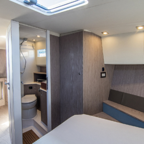 Valerio Rivellini - Rivellini design - yacht design - Rivellini Yacht Design - interni - bagno gozzo - letto - cabina