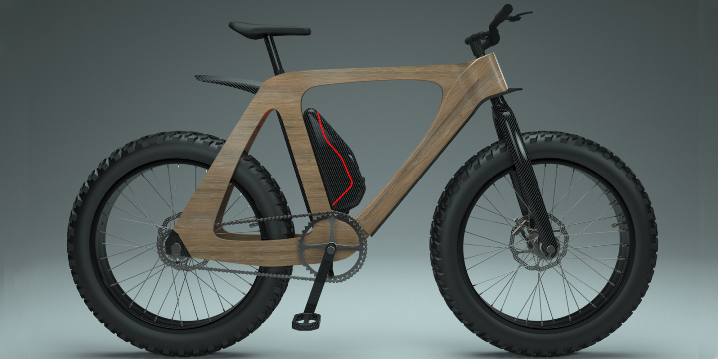 Rivellini Design - W Bike - Bike design - render - side view