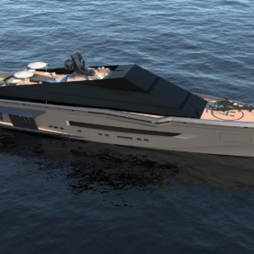 Rivellini Design - Vita 78 - profile render -- valerio rivellini - rivellini yacht design - valerio rivellini yacht design - valerio rivellini